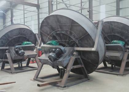 zeolite pellets making by pan granulator