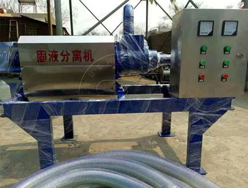 solid liquid separator for cow manure
